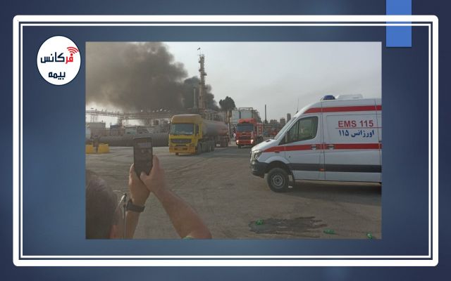 تشکیل پرونده قضایی برای آتش‌سوزی پالایشگاه نفت آفتاب