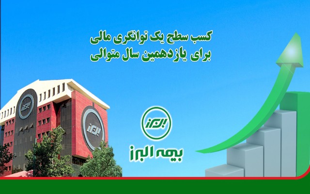 برای یازدهمین سال متوالی بیمه البرز در عالی ترین سطح توانگری مالی قرار گرفت