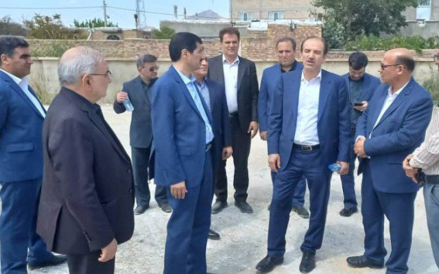 بازدید مدیر عامل بیمه آسیا  از پروژه ساخت مدرسه شهدای بیمه آسیا در استان آذربایجان غربی