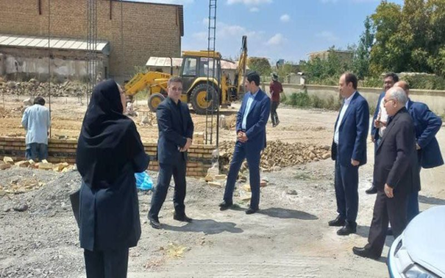 بازدید مدیر عامل بیمه آسیا  از پروژه ساخت مدرسه شهدای بیمه آسیا در استان آذربایجان غربی