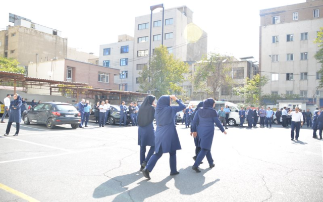 برگزاری مانور پدافند غیرعامل در بیمه آسیا