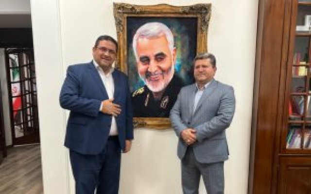 دیدار مدیرعامل بیمه معلم با مدیرعامل اتکایی امین