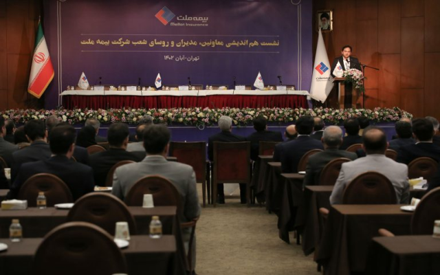 یزدان‌‌دوست در نشست هم اندیشی معاونین، مدیران و روسای شعب خبر داد: بیمه ملت در مسیر پرتفوی ۵ هزار میلیارد تومانی