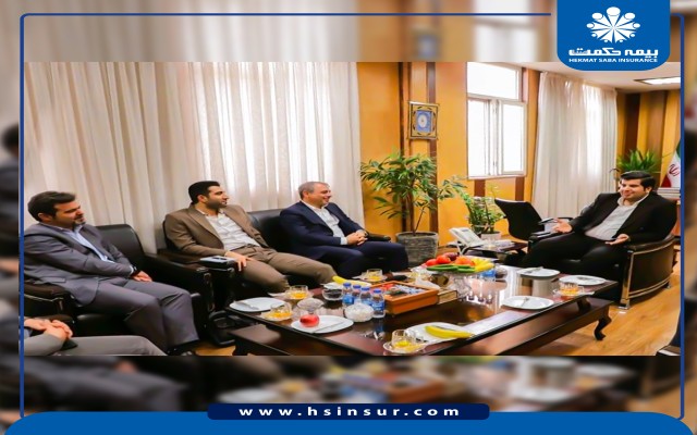 دیدار دکتر حجت بهاری فر با مدیر عامل شرکت هواپیمایی کاسپین