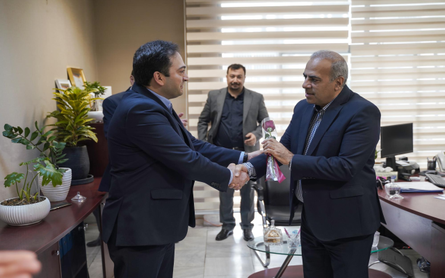 دیدار مدیرعامل و اعضای هیئت مدیره بیمه ملت با کارکنان مدیریت مالی به مناسبت روز حسابدار