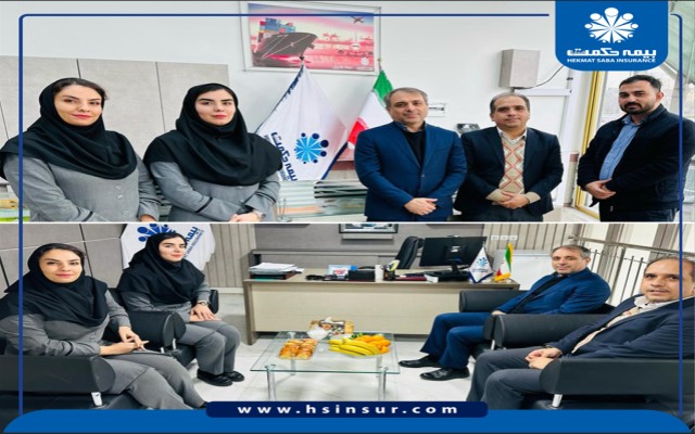 بازدید دکتر حجازی فر  مدیر عامل شرکت بیمه حکمت صبا از شعبه تبریز