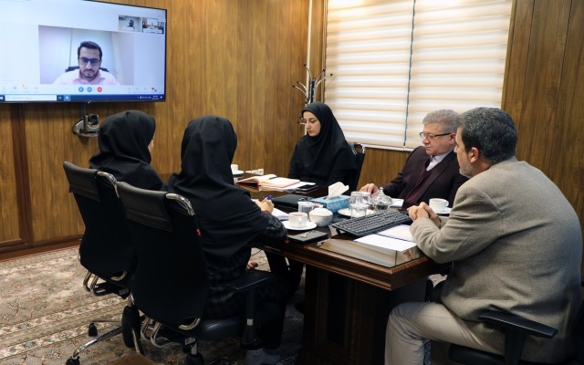 گفتگوی مجازی رئیس پژوهشکده بیمه با رئیس انجمن بیم‌سنجی پاکستان