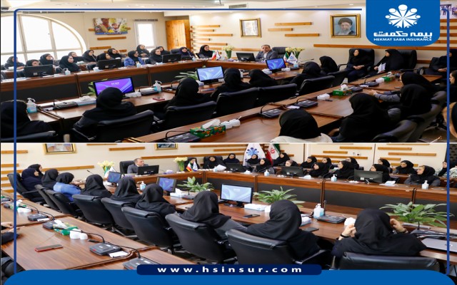 دیدار مدیرعامل شرکت بیمه حکمت صبا با بانوان همکار به مناسبت روز زن و تکریم مادر